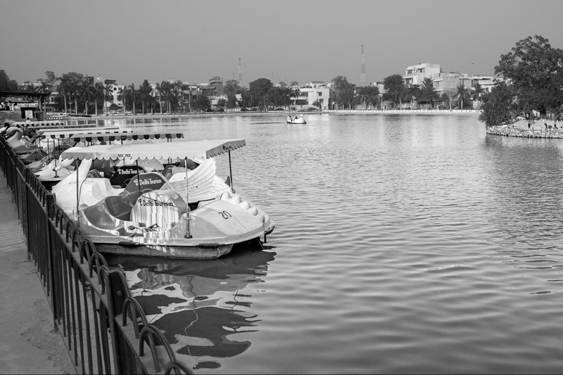 Valuing groundwater for cultural services - A view of Naini Lake with its boating facility in North Delhi district, National Capital Territory of Delhi